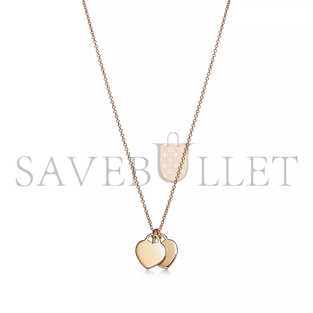 TIFFANY RETURN TO TIFFANY® DOUBLE HEART TAG PENDANT 60011459